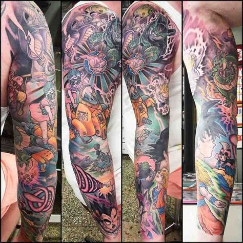 Dragon ball z leg sleeve done by will walker at. The Very Best Dragon Ball Z Tattoos | Z tattoo, Dragon ...