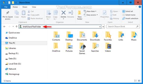 Documents And Settings Win 10
