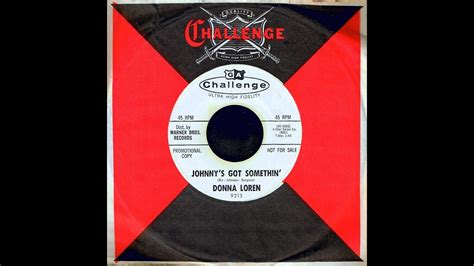 Donna Loren Johnnys Got Somethin Gold Star Studios 1963 Youtube