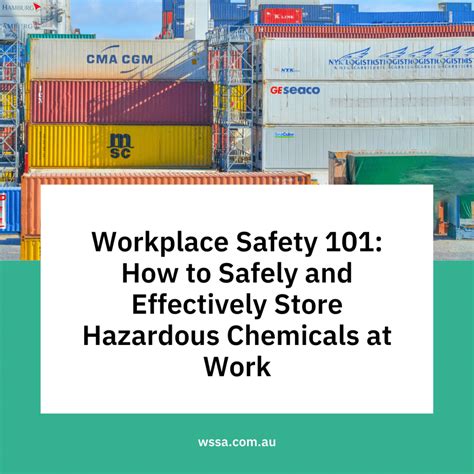 Workplace Safety How To Safely And Effectively Store Hazardous