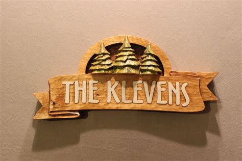 Hand Crafted Custom Wood Signs Carved Wooden Signs