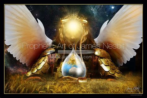 Angel Of Harvest Time — Products 3 Prophetic Art Of James Nesbit