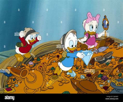 Huey Duck Dewey Duck And Webby Vanderquack Película Ducktales La