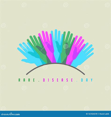 Rare Disease Day Stock Vector Illustration Of Poster 167424378