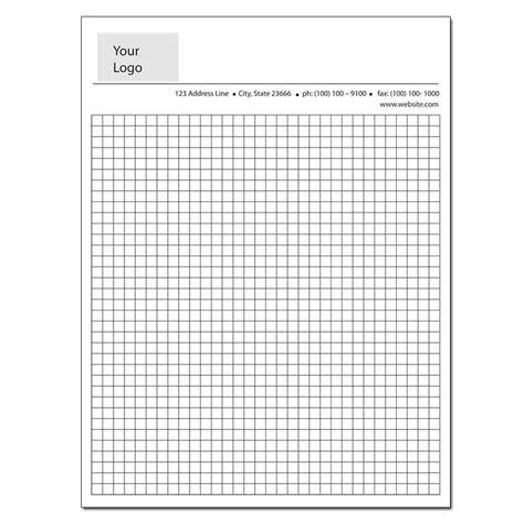 Large Grid Paper Template