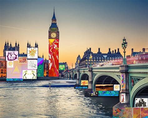 London Skyline Collage 3 Inc Big Ben Westminster Digital Art By Julia