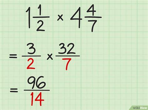 Como Multiplicar Frações Por Números Inteiros 9 Passos