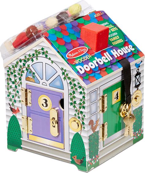 Melissa And Doug Wooden Doorbell House Geppettos Toys Melissa And Doug