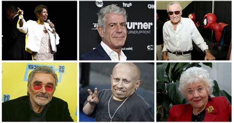Celebrity Deaths In 2018 Remembering Those We Lost