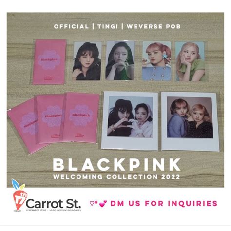 Blackpink Welcoming Collection Photocard Weverse Pob Shopee My Xxx Hot Girl