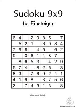 Das beliebte logikrätsel sudoku online und kostenlos in verschiedenen schwierigkeiten mit lösung. Einfache Sudoku Vorlagen und Sudoku-Regeln | Raetseldino.de