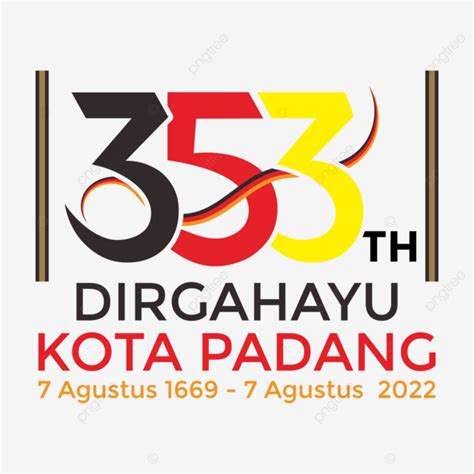 Gambar Ke 353 Dirgahayu Kota Padang Kota Padang Ke 353 Logo Png Dan