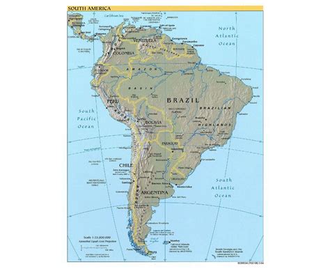 Maps Of South America And South American Countries Collection Of Maps