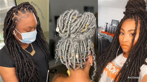 Elighty nu faux locs soft gypsy crochet hair. Best Faux Dreads Hairstyles In 2020 You Will Love To Try - YouTube