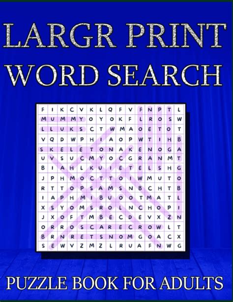 Large Print Word Search Puzzles Word Search Puzzle Books Miles Kimball