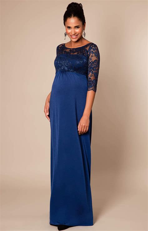 Lucia Maternity Gown Long Imperial Blue Maternity Wedding Dresses