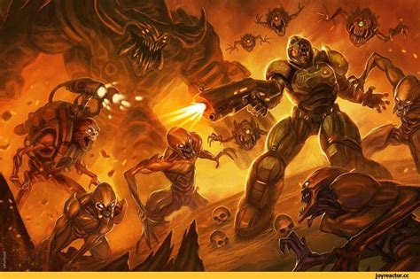 Doom Game Games Revenant Doomguy Cyberdemon Cacodemon Imp Game
