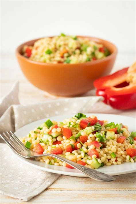 Check spelling or type a new query. Israeli Couscous Salad with Citrus Dressing - Slavic Vegan ...