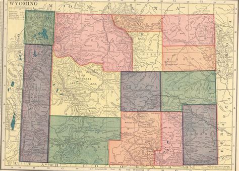 The Usgenweb Archives Digital Map Library Hammonds 1910 Atlas Map