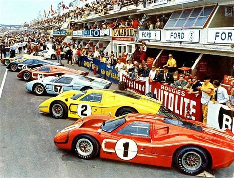 1967 Le Mans 24h The Mark Iv Had An All New Chassis With The Big
