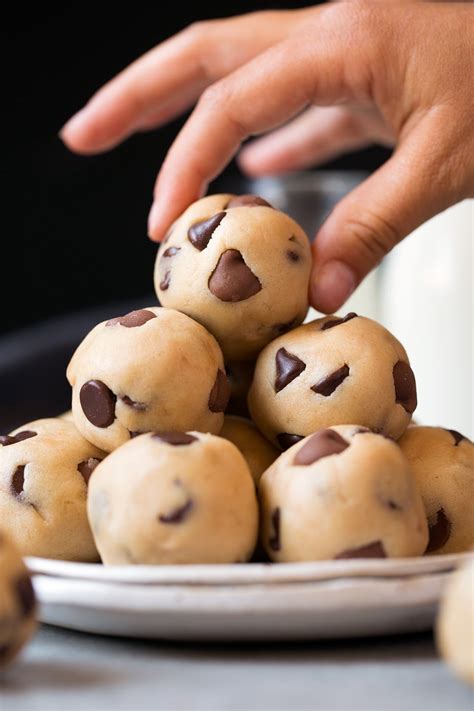 Chocolate Chip Cookie Dough Bites Cooking Classy