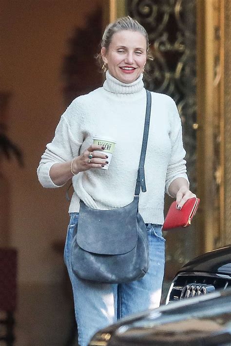 Cameron Diaz In Jeans At The Montage Hotel In Beverly Hills Gotceleb