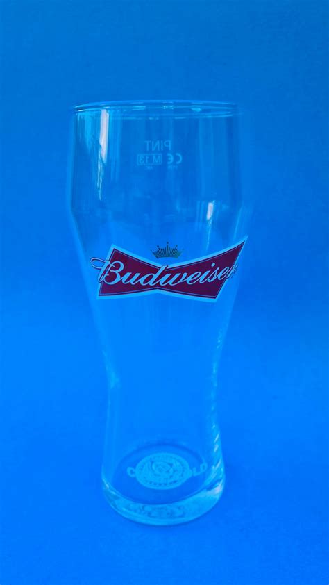 Budweiser Glasses Available From The Pint Glass Company