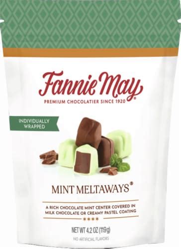 Fannie May Milk Chocolate Candy Mint Meltaways Easter T 42 Oz