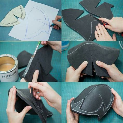 How To Make Pauldrons Out Of Eva Foam Cosplay Diy Halloween Cosplay