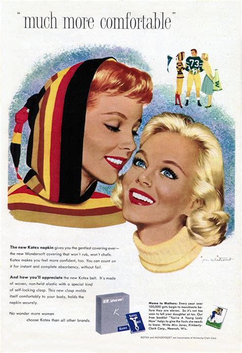 Glamorous Kotex Ads From The S Vintage Everyday Advertising