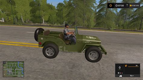 Скачать Farming Simulator 17 Jeep Willys V 11 Геймплей