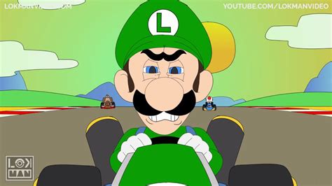 Angry Luigi In Super Mario Kart Lokmanvideo