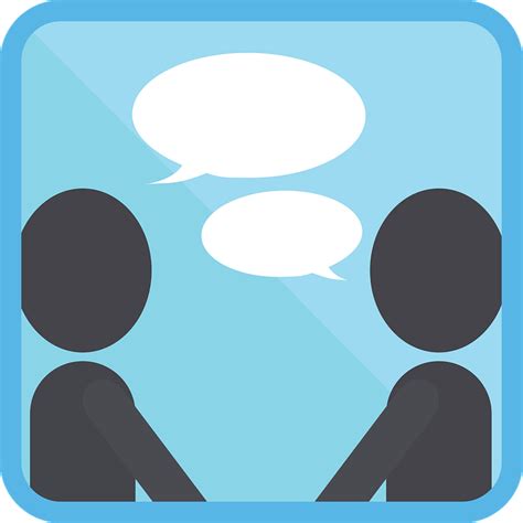 Download Icon People Talk Royalty Free Vector Graphic Pixabay