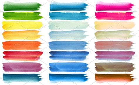 Watercolor Brush Strokes High Quality Abstract Stock Photos