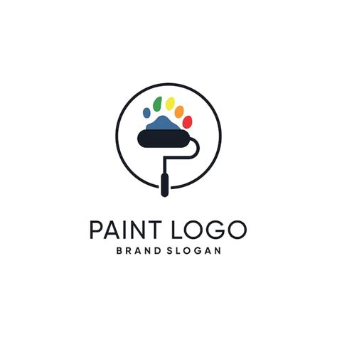 Premium Vector Paint Logo Design Vector Icon With Creative Unique Idea