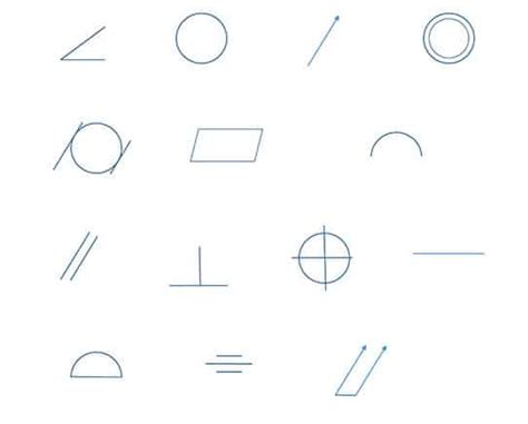 Geometric Dimensioning And Tolerancing Symbols