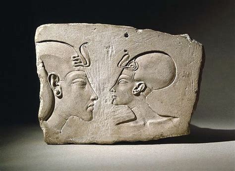 Eighteenth Dynasty Ancient Egyptian Pharaoh Akhenaten Reigned 1353 1336bc Akhenaten Is Shown