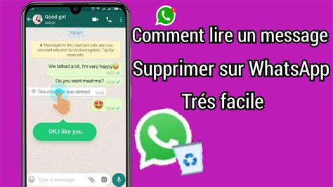 Application Pour Recuperer Les Messages Supprimés Sur Whatsapp Esam