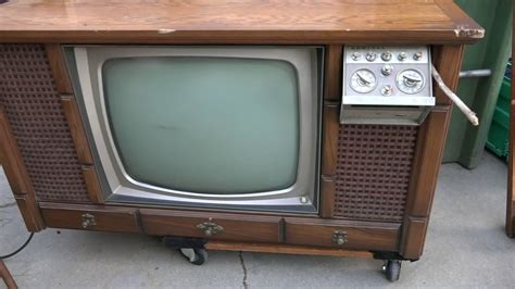 1966 Color Console Admiral Tv Evaluation And Check Out W Shango066