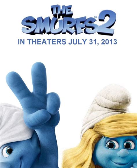 The Smurfs 2 Movie Poster