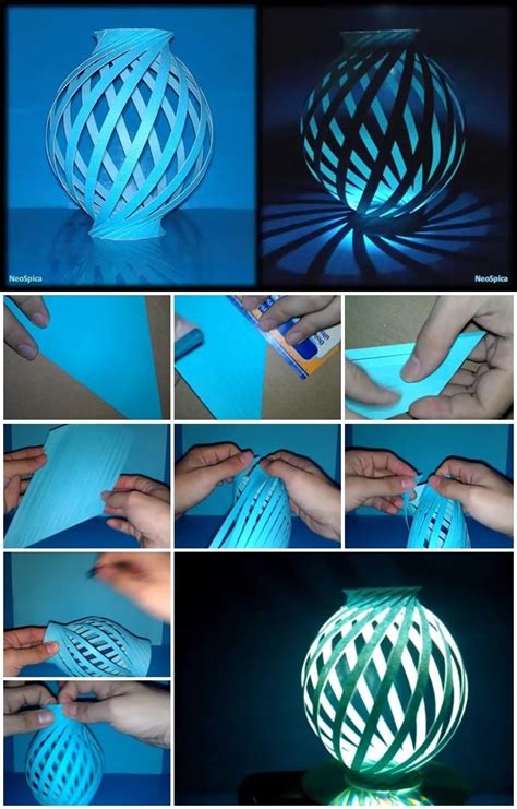 How To Make Paper Lamp Ball Twist Spiral