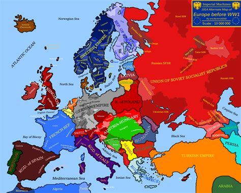 Map Of Europe Pre Wwi Map
