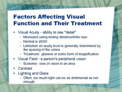 Visual Impairment Medical And Psychosocial Aspects Of Disability
