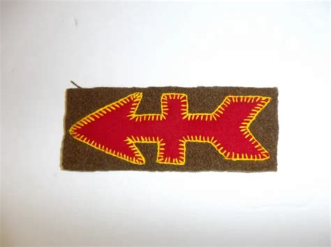 B1568 Ww1 Us Army 32nd Infantry Division Shoulder Patch Variation Arrow