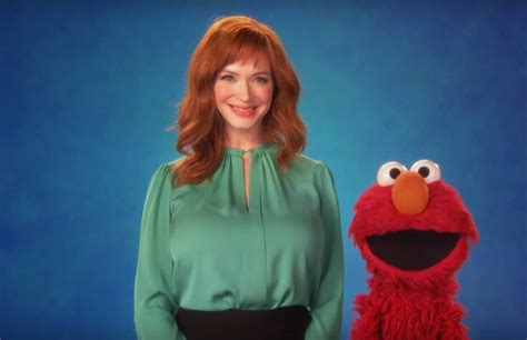 Christina Hendricks Is “mad” About Technology In Her “sesame Street