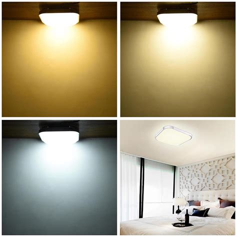 The right kitchen ceiling lights can make your kitchen look and feel bigger. 24W 36W 48W LED Ceiling Light Flush Mount Fixture Lamp Bedroom Kitchen Lighting | eBay