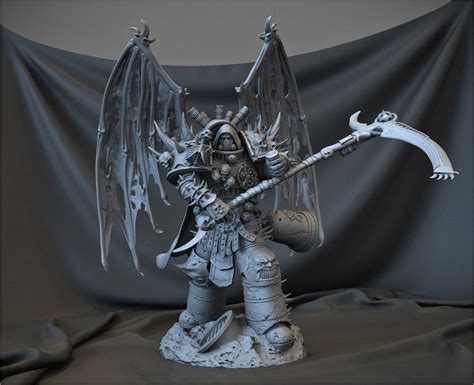 Mortarion Demon Prince Of Nurgle Warhammer Art Mini Paintings