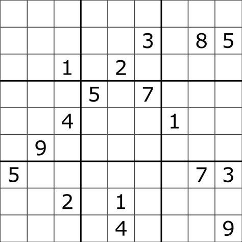 1000+ free printable crossword puzzles are available here. File:Sudoku puzzle hard for brute force.svg - Wikimedia Commons