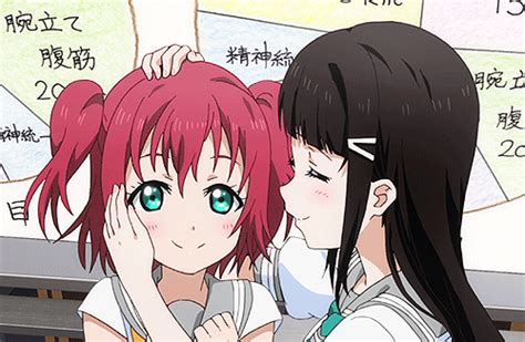 Ruby And Dia Kurosawalove Live Sunshine Anime Love Humor En