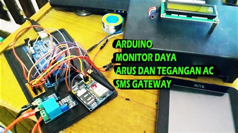 Arduino Monitoring Tegangan Ac Dan Arus Ac Ac Voltage And Current Sms